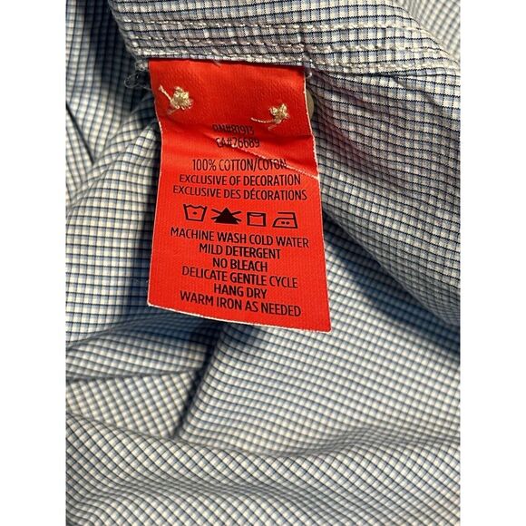 Men's Robert Graham Hawaii Light Blue Short Sleeve‎ Button Up Shirt Medium - Picture 7 of 7